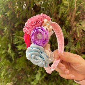 Handcrafted flower headband